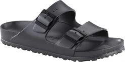 Birkenstock Arizona Essentials -Englin's fine footwear birkenstock arizona essentials metallic anthracite eva 1001498 73213.1690828357