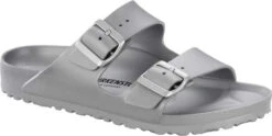 Birkenstock Arizona Essentials -Englin's fine footwear birkenstock arizona essentials metallic silver eva 1003491 78415.1700620447