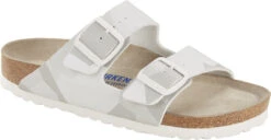 Birkenstock Arizona Soft Footbed 29 Birkenstock Arizona Soft Footbed -Englin's fine footwear birkenstock arizona soft footbed desert soil geo camo snow white birko flor 1024871 75340.1700929795