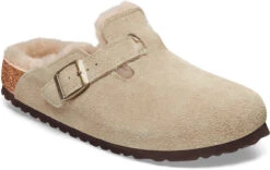 Birkenstock Boston Shearling Lined 12 Birkenstock Boston Shearling Lined -Englin's fine footwear birkenstock boston shearling taupe sandcastle suede 1028299 88062.1732657156