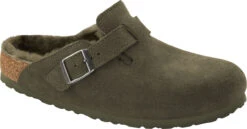 Birkenstock Boston Shearling Lined 13 Birkenstock Boston Shearling Lined -Englin's fine footwear birkenstock boston shearling thyme suede 1025667 04930.1732657156