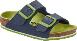 Birkenstock Children's Arizona 17 Birkenstock Children's Arizona -Englin's fine footwear birkenstock childrens arizona desert soil vibrant blue birko flor 1015648 64931.1686246145