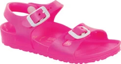 Birkenstock Children's Rio Essentials -Englin's fine footwear birkenstock childrens rio essentials neon pink eva 126163 96440.1644859929