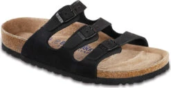 Birkenstock Women's Florida Soft Footbed 10 Birkenstock Women's Florida Soft Footbed -Englin's fine footwear birkenstock florida soft footbed black nubuck 954511 61360.1585835172