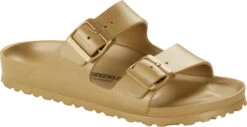 Birkenstock Arizona Essentials -Englin's fine footwear birkenstock unisex arizona essentials metallic gold eva 1022465 18517.1690828357