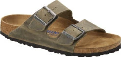 Birkenstock Arizona Soft Footbed 32 Birkenstock Arizona Soft Footbed -Englin's fine footwear birkenstock unisex arizona soft footbed faded khaki oiled leather 1019313 42896.1700929796