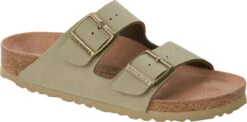 Birkenstock Arizona Vegan -Englin's fine footwear birkenstock unisex arizona vegan faded khaki birkibuc 10205 65040.1657731074