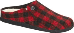 Birkenstock Zermatt Shearling 11 Birkenstock Zermatt Shearling -Englin's fine footwear birkenstock unisex zermatt shearling red plaid wool felt 1017544 74995.1633980621