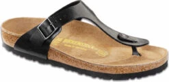 Birkenstock Women's Gizeh 19 Birkenstock Women's Gizeh -Englin's fine footwear birkenstock women gizeh licorice birko flor 54195 81141.1657894816