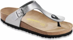 Birkenstock Women's Gizeh 23 Birkenstock Women's Gizeh -Englin's fine footwear birkenstock women gizeh silver birko flor 4385 31408.1657894816