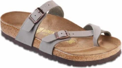 Birkenstock Women's Mayari 39 Birkenstock Women's Mayari -Englin's fine footwear birkenstock women mayari stone birkibuc 71071 25256.1700620745