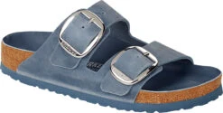 Birkenstock Women's Arizona Big Buckle -Englin's fine footwear birkenstock womens arizona big buckle dusty blue oiled leather 1022325 84278.1645836298