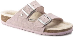 Birkenstock Arizona Wool Shearling 5 Birkenstock Arizona Wool Shearling -Englin's fine footwear birkenstock womens arizona wool shearling rose natural 1021156 60824.1638398132