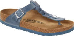 Birkenstock Women's Gizeh Braid 5 Birkenstock Women's Gizeh Braid -Englin's fine footwear birkenstock womens gizeh braid dusty blue oiled leather 1021347 49196.1657895495