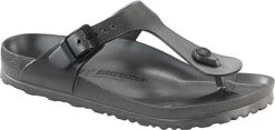 Birkenstock Women's Gizeh Essentials 17 Birkenstock Women's Gizeh Essentials -Englin's fine footwear birkenstock womens gizeh essentials metallic anthracite eva 1001505 14147.1551993691