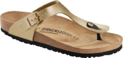 Birkenstock Women's Gizeh 15 Birkenstock Women's Gizeh -Englin's fine footwear birkenstock womens gizeh gold birko flor 1016108 78404.1657894815