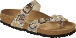 Birkenstock Women's Mayari Vegan -Englin's fine footwear birkenstock womens mayari vegan printed mocha birko flor 1019602 82456.1657899282