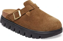 Birkenstock Women's Papillio Boston Chunky 12 Birkenstock Women's Papillio Boston Chunky -Englin's fine footwear birkenstock womens papillio boston chunky dark tea suede 1028402 40502.1758311304