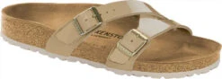 Birkenstock Women's Yao -Englin's fine footwear birkenstock womens yao sand patent birko flor 1013549 30455.1553730826