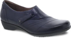 Dansko Franny -Englin's fine footwear dansko womens franny navy burnished calf 5500550200 52356.1742824560