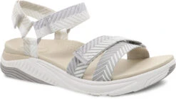 Dansko Racquel -Englin's fine footwear dansko womens racquel sand herringbone webbing 4915212400 38823.1677526784