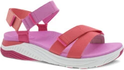 Dansko Racquel -Englin's fine footwear dansko womens racquel strawberry multi webbing 4915264800 75841.1677526784