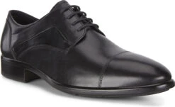 ECCO Men's Citytray Derby Cap Toe Tie -Englin's fine footwear ecco mens citytray derby cap toe tie black 51270401001 12996.1597862400