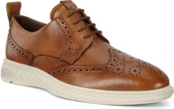 ECCO Men's ST.1 Hybrid Lite Wingtip Brogue -Englin's fine footwear ecco mens st 1 hybrid lite wingtip brogue brown 83720401112 43696.1597881418
