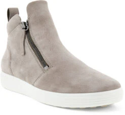ECCO Women's Soft 7 Zip Bootie 9 ECCO Women's Soft 7 Zip Bootie -Englin's fine footwear ecco womens soft 7 zip bootie warm grey 47031302375 74109.1642784709