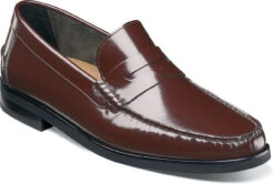 Florsheim Berkley Flex Moc Toe Penny Loafer 6 Florsheim Berkley Flex Moc Toe Penny Loafer -Englin's fine footwear florsheim mens berkley flex moc toe penny loafer burgandy smooth 12195 601 47050.1619643365