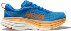 Hoka Men's Bondi 8 19 Hoka Men's Bondi 8 -Englin's fine footwear hoka mens bondi 8 coastal sky vibrant orange 1123202 csvo 25565.1745426713