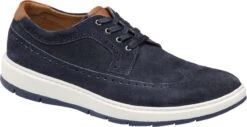 Johnston & Murphy Elliston Wingtip 5 Johnston & Murphy Elliston Wingtip -Englin's fine footwear johnston murphy mens elliston wingtip navy suede 25 3097 46036.1567721392
