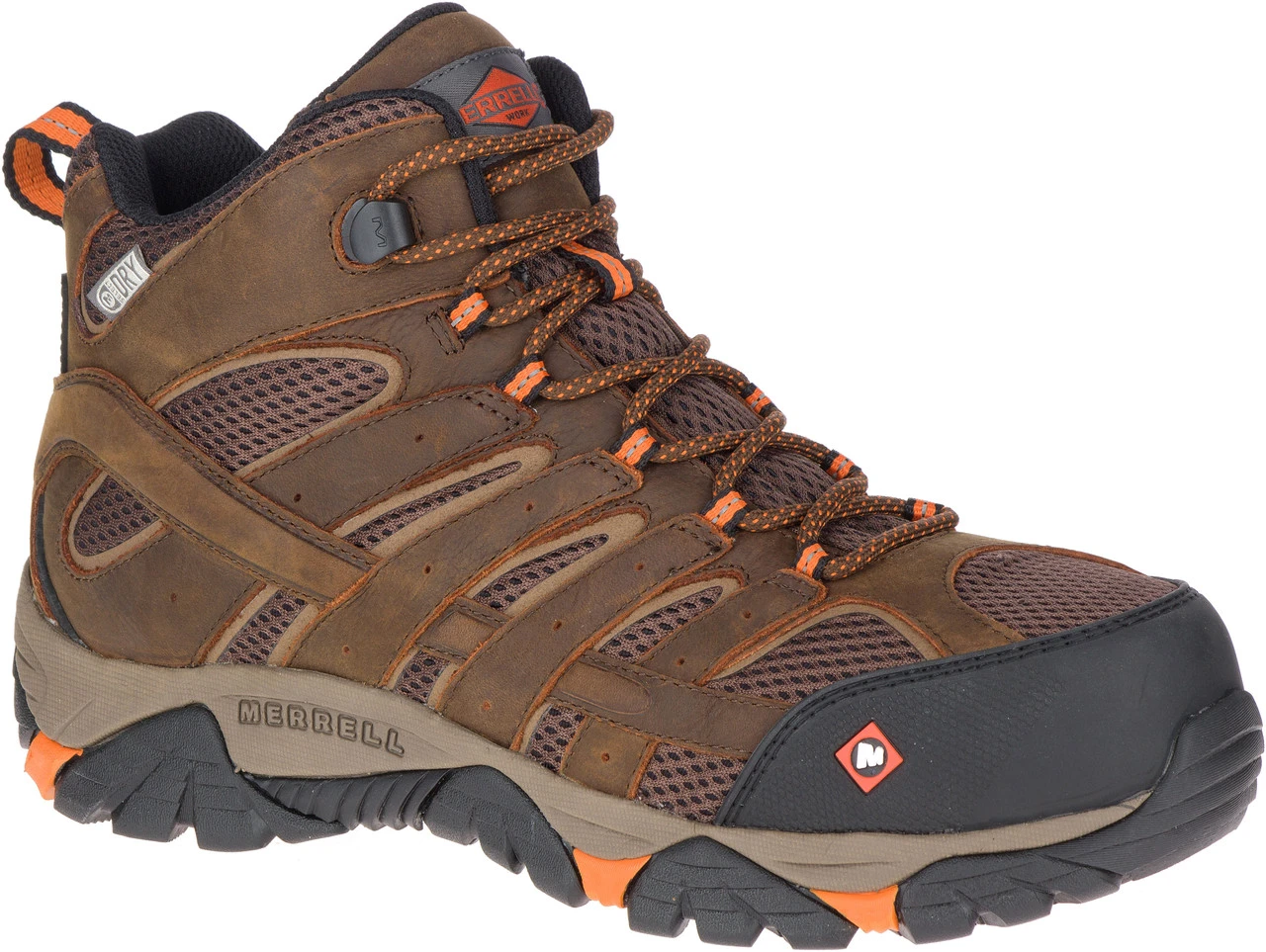 Merrell Men's Moab Vertex Mid Waterproof Comp Toe 1 Merrell Men's Moab Vertex Mid Waterproof Comp Toe