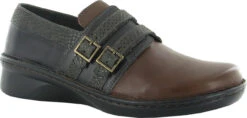 Naot Celesta -Englin's fine footwear naot celesta toffee french roast brown croc black madras 35121 s9p 26746.1537461156