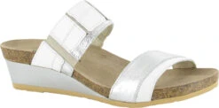 Naot Royalty -Englin's fine footwear naot womens royalty soft white leather soft silver leather 5051 wft 75821.1732929544