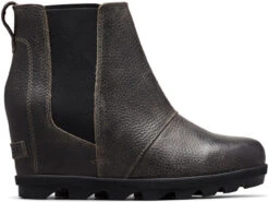 Sorel Women's Joan Of Arctic Wedge II Chelsea -Englin's fine footwear sorel womens joan of arctic wedge 2 chelsea quarry 1877101052 26454.1631556686