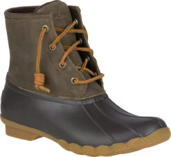 Sperry Women's Saltwater -Englin's fine footwear sperry womens saltwater brown olive sts99729 52071.1565829704