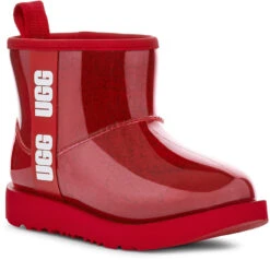 UGG Big Kids Classic Clear Mini II -Englin's fine footwear ugg childrens big kids classic clear mini 2 samba red 1112386k sbr 03215.1656432984