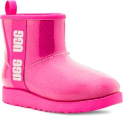 UGG Big Kids Classic Clear Mini II -Englin's fine footwear ugg childrens big kids classic clear mini 2 taffy pink 1112386k typn 06683.1656432984
