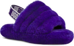 UGG Kids Fluff Yeah Slide 26 UGG Kids Fluff Yeah Slide -Englin's fine footwear ugg childrens kids fluff yeah slide violet night 1098494k vngh 28977.1647038454