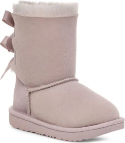 UGG Toddlers Bailey Bow II -Englin's fine footwear ugg childrens toddlers bailey bow ii pale smoke 1017394t psk 79693.1732653593