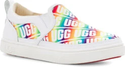 UGG Kids Caplan Slip-On UGG -Englin's fine footwear ugg kids caplan slip on rainbow 1107976k rbw 55099.1647048167
