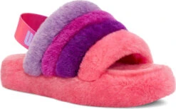 UGG Kids Fluff Yeah Slide 21 UGG Kids Fluff Yeah Slide -Englin's fine footwear ugg kids fluff yeah slide pink purple rainbow 1120075k pprb 10829.1647038453