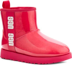 UGG Women's Classic Clear Mini 14 UGG Women's Classic Clear Mini -Englin's fine footwear ugg womens classic clear mini hibiscus pink 1113190 hspk 57964.1638054097