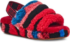 UGG Women's Fluff Yeah Slide Cali Collage 7 UGG Women's Fluff Yeah Slide Cali Collage -Englin's fine footwear ugg womens fluff yeah slide cali collage red 1118164 red 40400.1620432827
